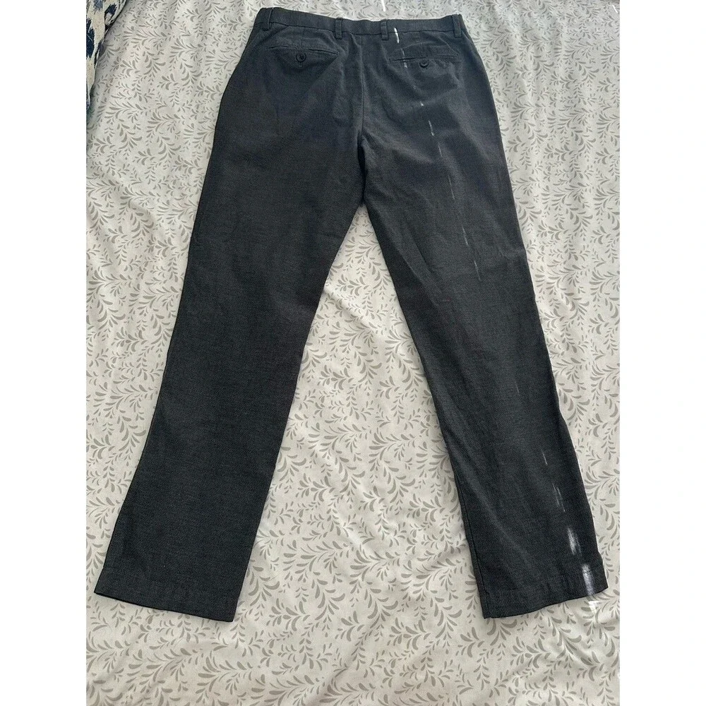 Banana Republic Kentfield Pant Men's 32/30 Classic Cotton Heather Gray
